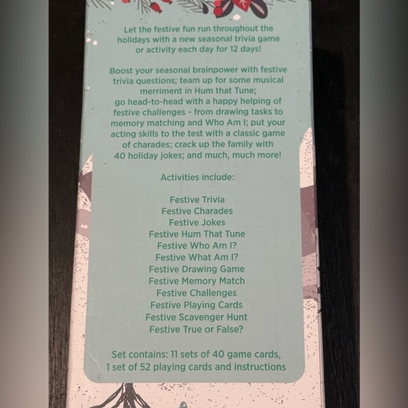 Twelve Days of Quizmas Festive Trivia Games Challenge Christmas - Picture 2 of 4